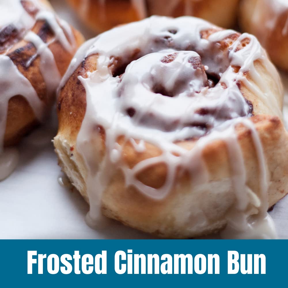 Door County Coffee - Frosted Cinnamon Buns, Sweet Cinnamon Flavored Whole Bean Coffee - Medium Roast, 10 Oz Bag