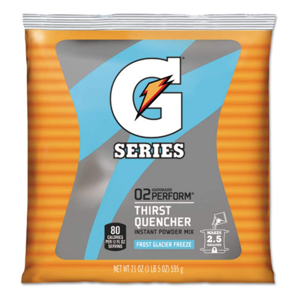 Gatorade 2.5 Gallon Powder Pouch, Frost Glacier Freeze (Single Pack)