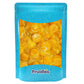 The Dreidel Company Butterscotch Button Round Hard Candy, 80 Individually Wrapped, 1 Pound