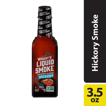 Wrights Liquid Smoke, Hickory Flavor, 3.5 Fl Oz, Pack of 1, Model 540747