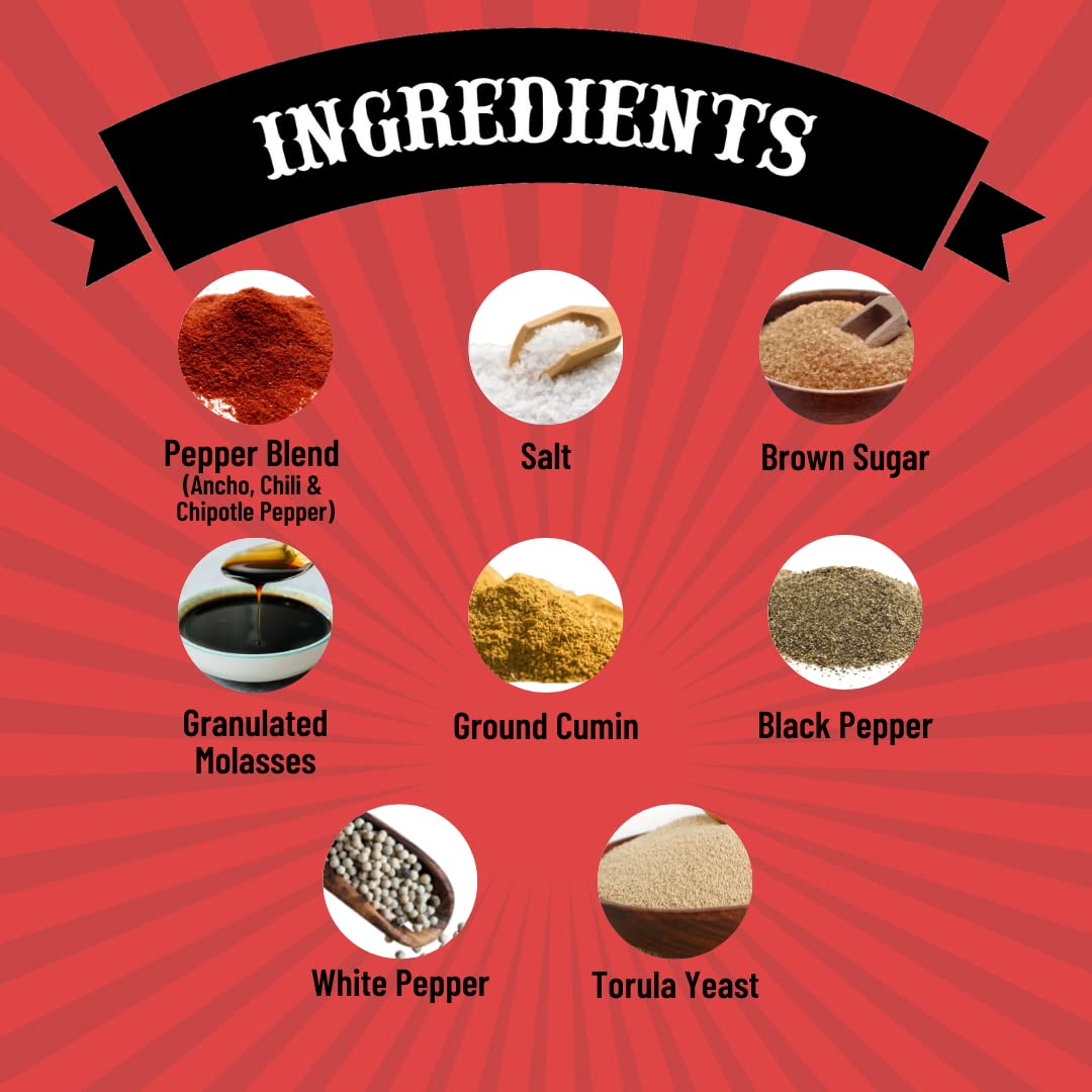 Smoke n Sanity All Purpose Seasoning - Low FODMAP, Gluten Free, Dairy Free - 9.5 oz Shaker