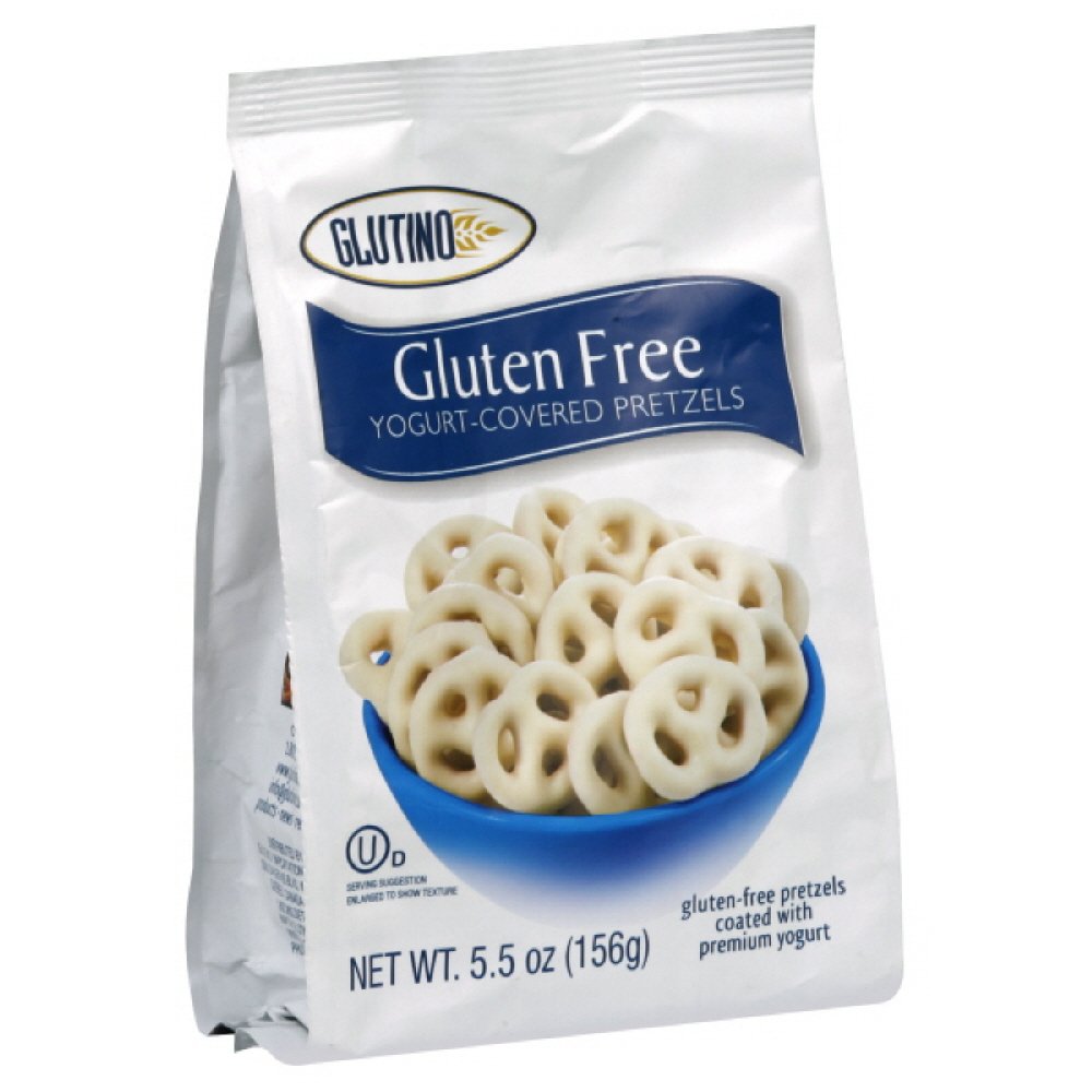 Glutino Pretzels, Yogurt Gluten Free, 5.5000-Ounces (Pack Of4)