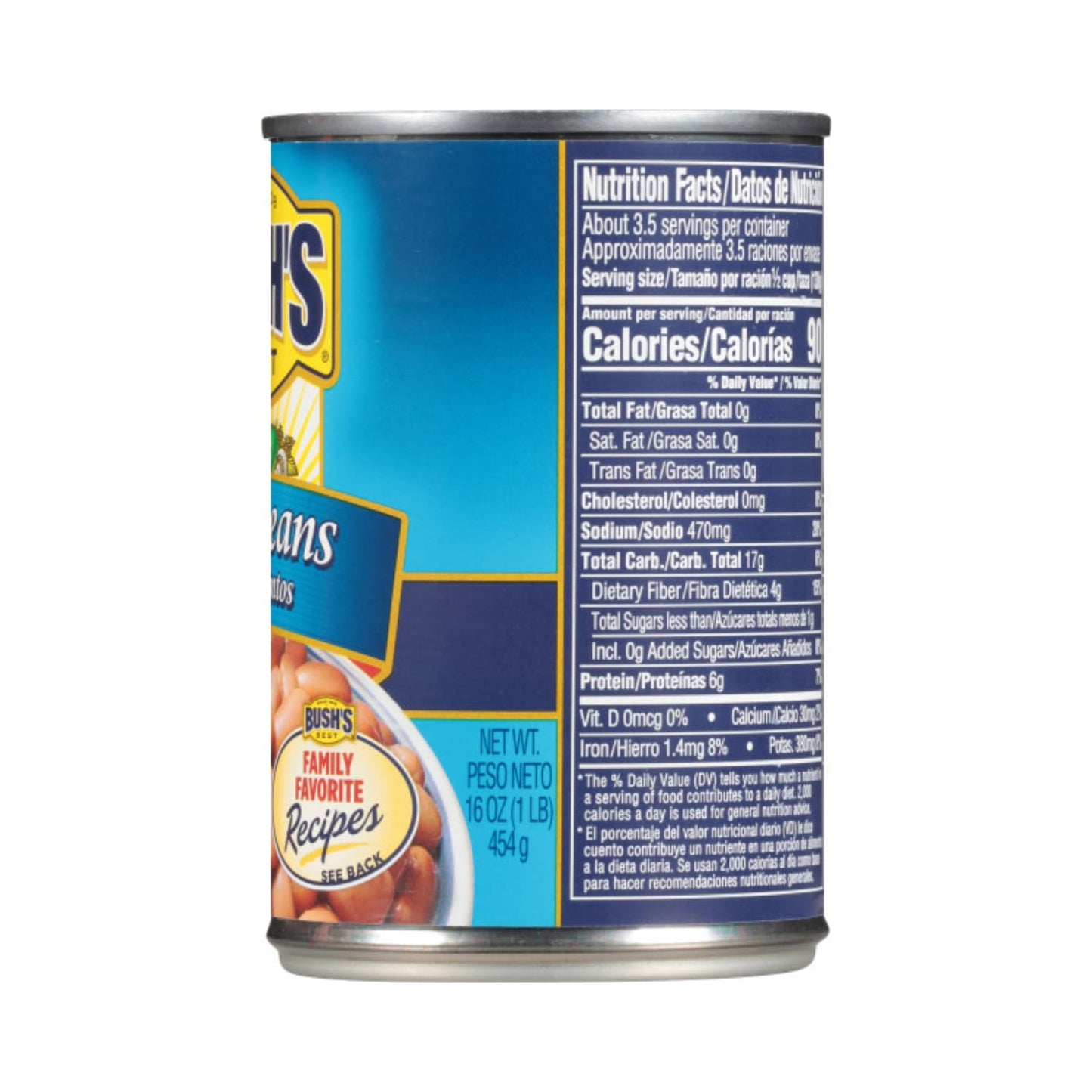 Bush'S Best Baked Beans, Pinto Perfect Pair, 3 Pinto (16 Oz), 3 Cannellini (15.5 Oz), (Variety Pack)