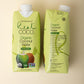 Life Refreshed Organic Pressed Coconut Water, 12-Pack (500mL), USDA Organic, No Sugar Added, Essential Electrolytes, Non-GMO, Dairy & Soy Free