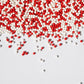 NIPEOR Edible Pearl Sprinkles for Cake Decorating - 2mm Matte White & Red, 130g/4.6oz, Perfect for Baking, Ice Cream, Cookies, Cupcakes