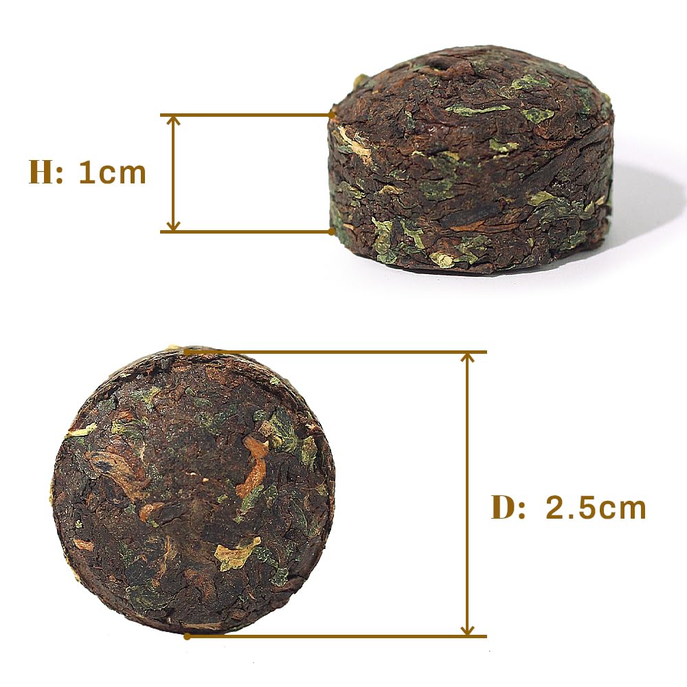 LWXLJMJZC Cooked Stick Rice Puerh Tea Mini Tuo Cha 40pcs Glutinous Rice Flavor