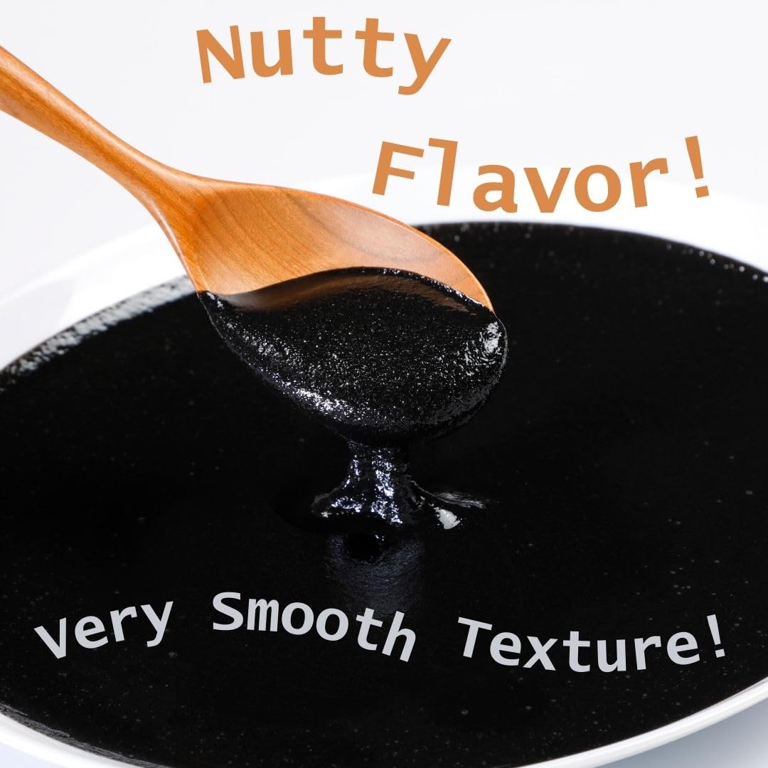 Makoto Creamy Black Sesame Paste, Kuro Nerigoma For Cooking Making Desserts 150G (5.29Oz) Japanvillage