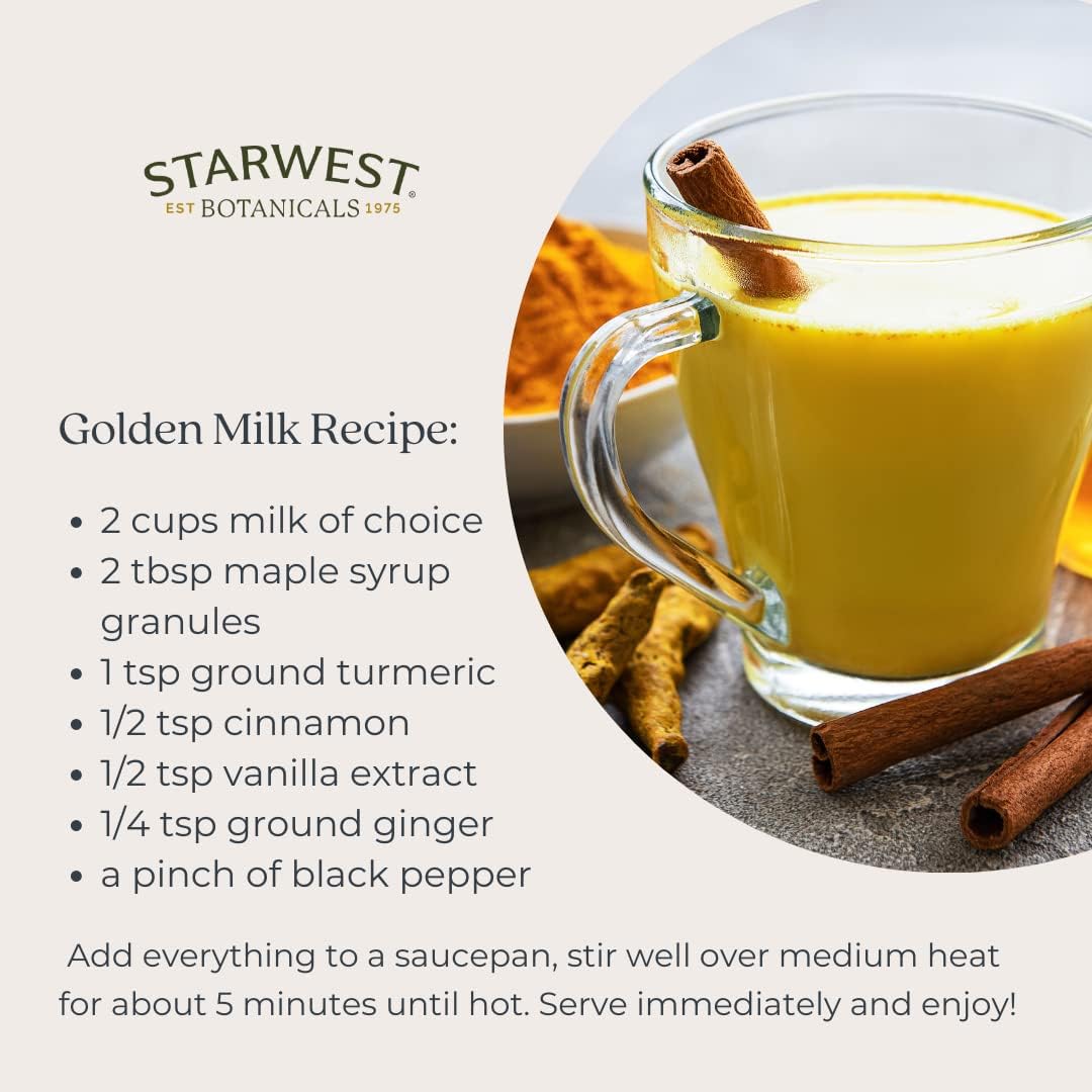 Starwest Botanicals Organic Turmeric Root Powder, 2.47 oz (70 g)