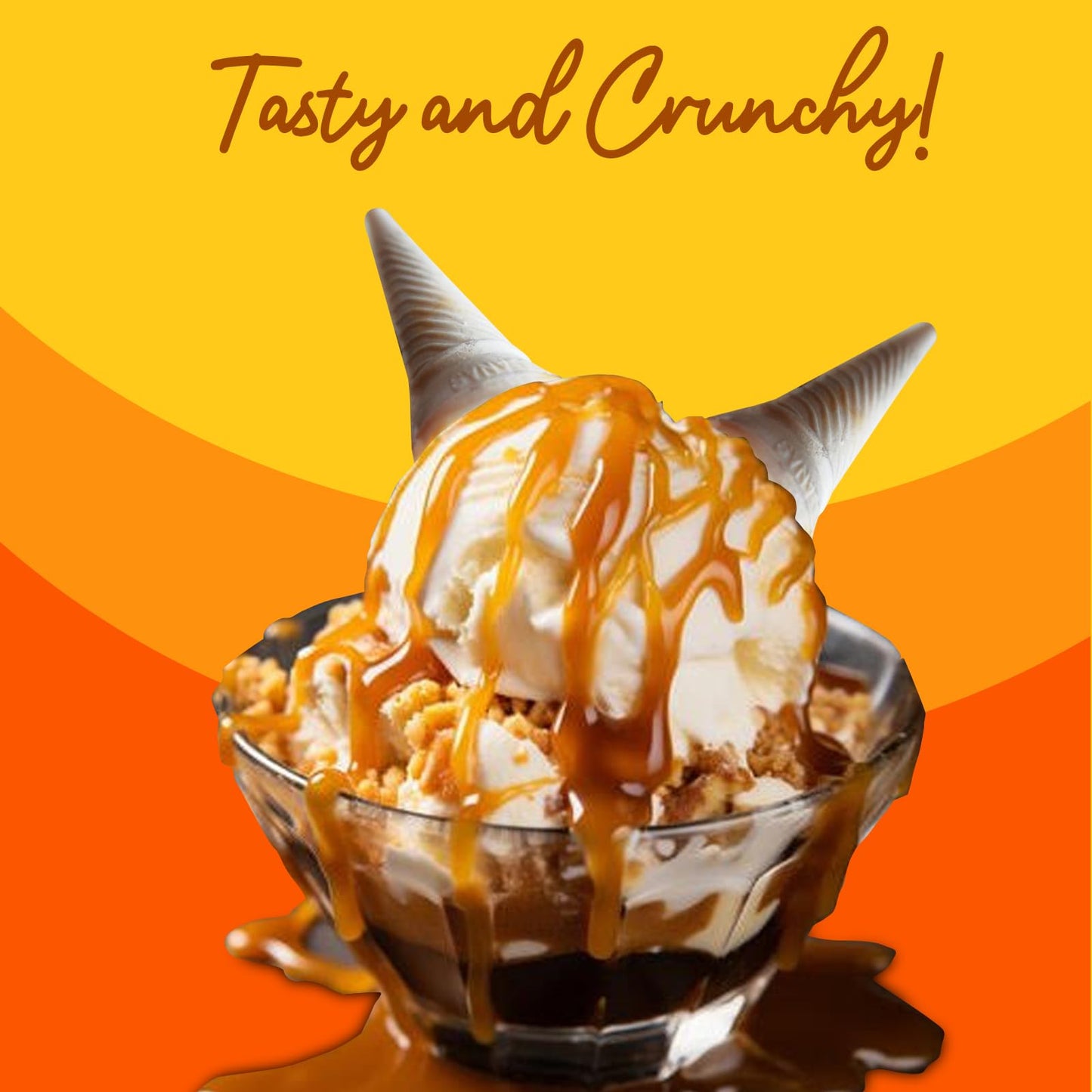 Las Sevillanas Cajeta Filled Wafer Cones – Sweet Dessert Treats, 8.4 oz, Crispy Waffle, Perfect for Snacks and Parties