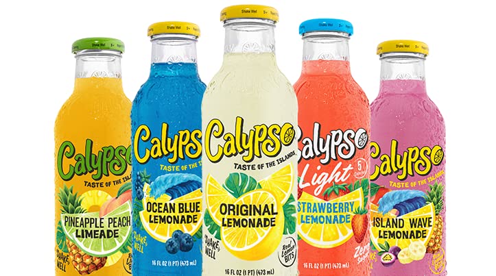 ADVENTURE BOX Calypso Lemonades 8 Flavor Variety, 16 Fl Oz (Pack of 8)
