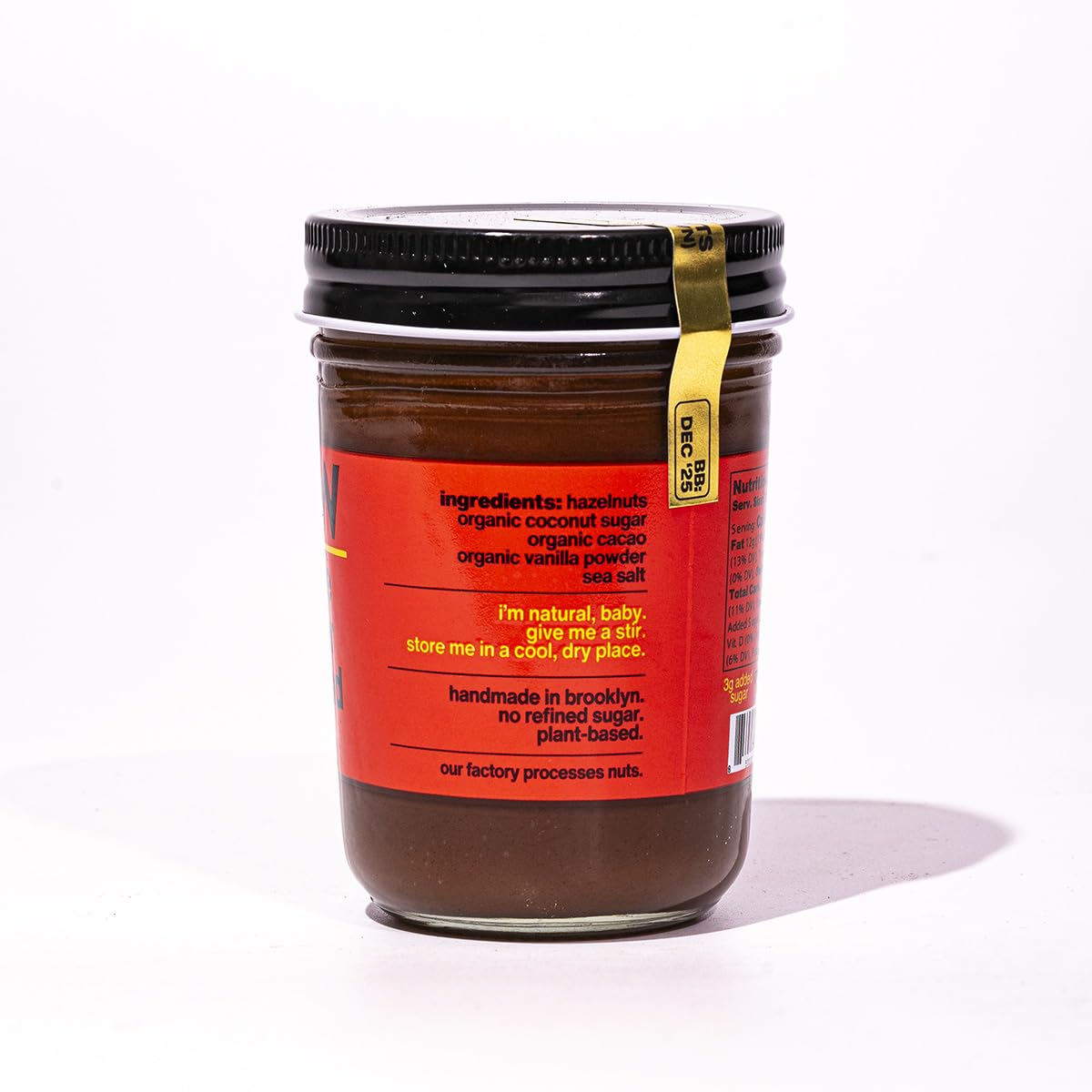 Fine & Raw Hazelnut Butter Spread 8 Ounce - Clean Ingredients, Vegan, And Organic Hazelnut Spread (Dark Chocolate Hazelnut)