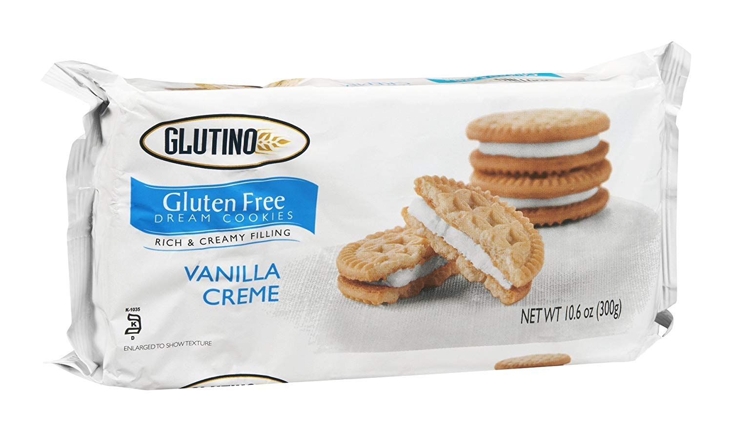 glutino gluten Free Vanilla creme cookies 10.5 OZ (Pack of 24)