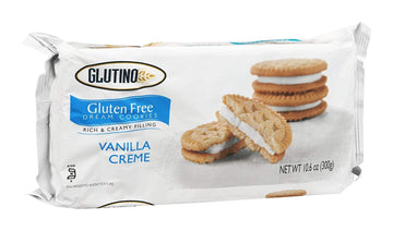 glutino gluten Free Vanilla creme cookies 10.5 OZ (Pack of 24)
