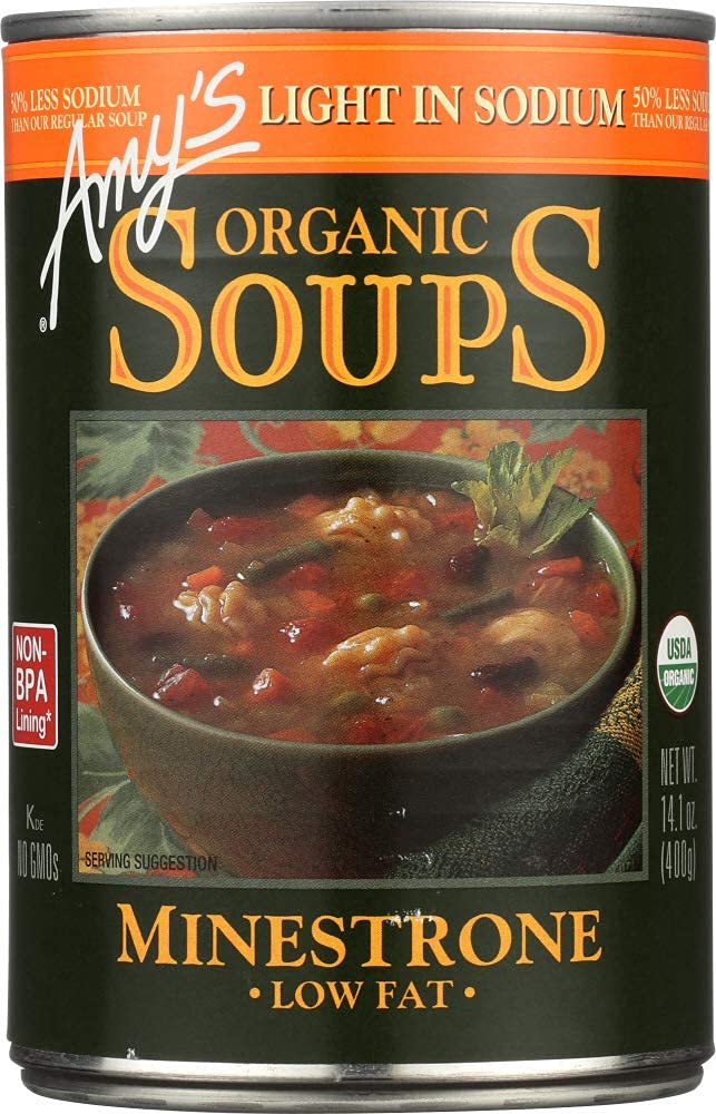 AMYS SOUP MINESTRONE LS, 14.1 OZ