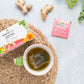 Tree Organic Moringa Superfood Tea - 6 Pack of 25 Sealed Tea Bags, Peach & Ginger, Vegan, Gluten-Free, Caffeine-Free
