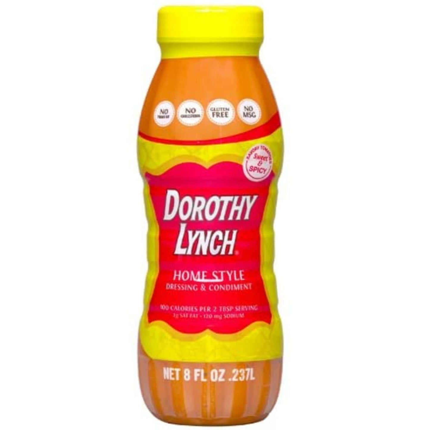 Dorothy Lynch Salad Dressing | Sweet & Spicy | Thick & Creamy | Salads, Dips, Sauces, & Marinades | French Style Condiment | Tangy | Gluten Free | No Trans Fat | USA Made (Home Style, 8 oz (1 Pack))