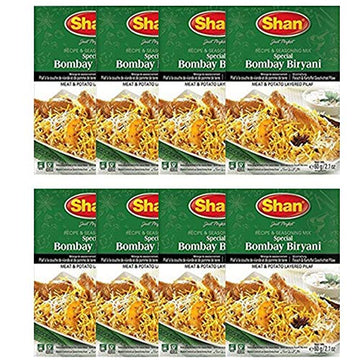 Shan Special Bombay Biryani Masala, 8 X 60 G