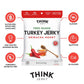 Think Jerky Beef and Turkey Jerky Variety Pack  Original  Sweet Chipotle  Sriracha Honey  Sesame Teriyaki  Healthy Jerky Snack  Healthy Meat Snack  Low Calorie Low Fat - 1.0 oz Bags  16 Pack