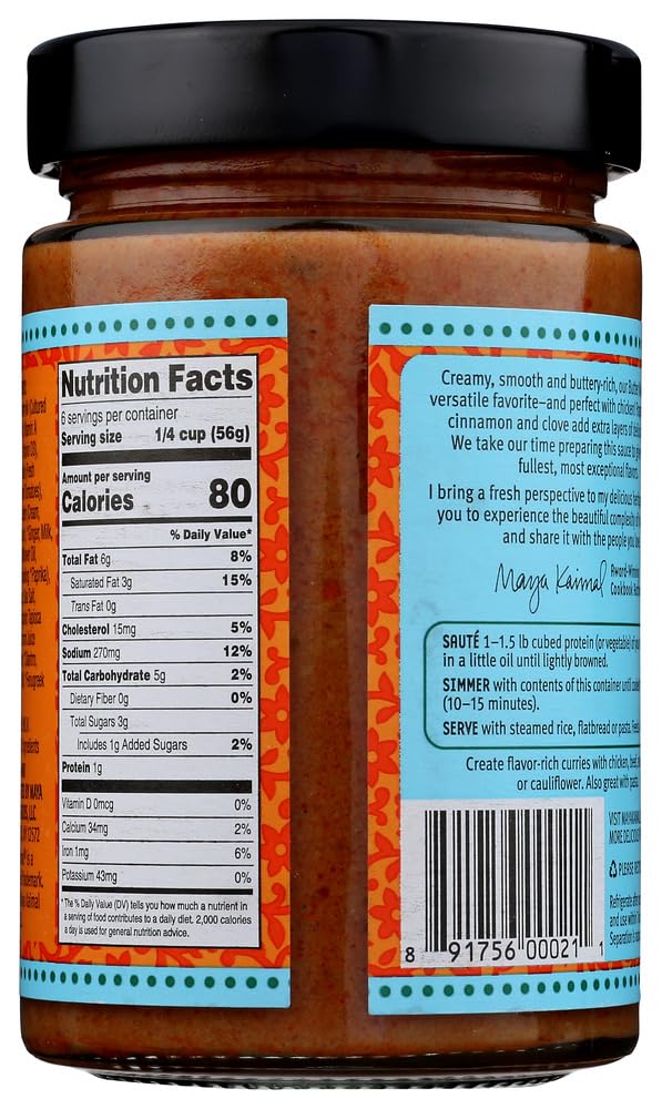 Maya Kaimal Butter Masala Simmer Sauce (Pack Of 2)