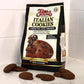 Flora Italian Cookies Chocolate Drops - Italian Shortbread Cookies With Dark Chocolate Chips - Traditional Recipe - No Hydrogena