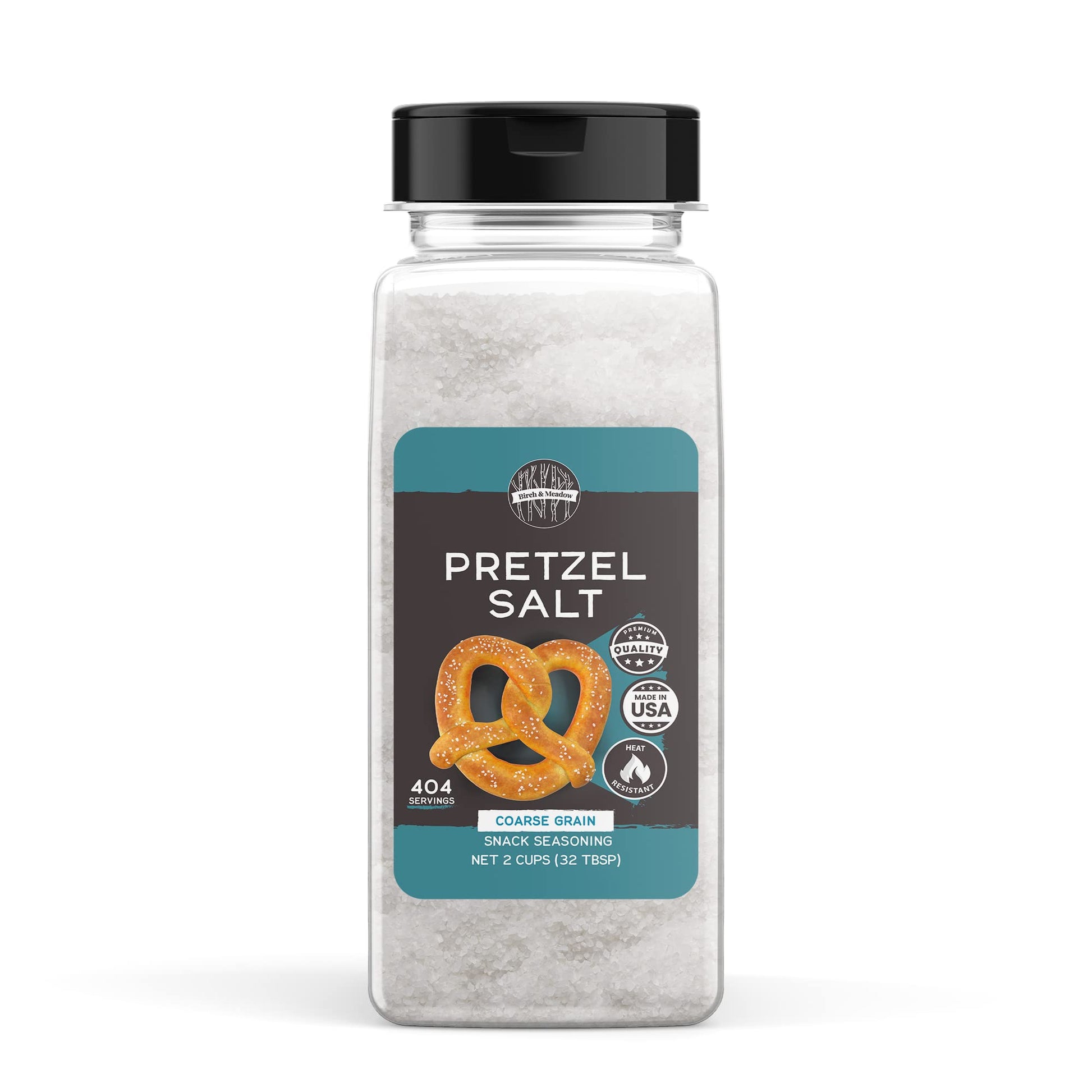 Birch & Meadow 2 Cups of Pretzel Salt, Coarse, Heat Resistant