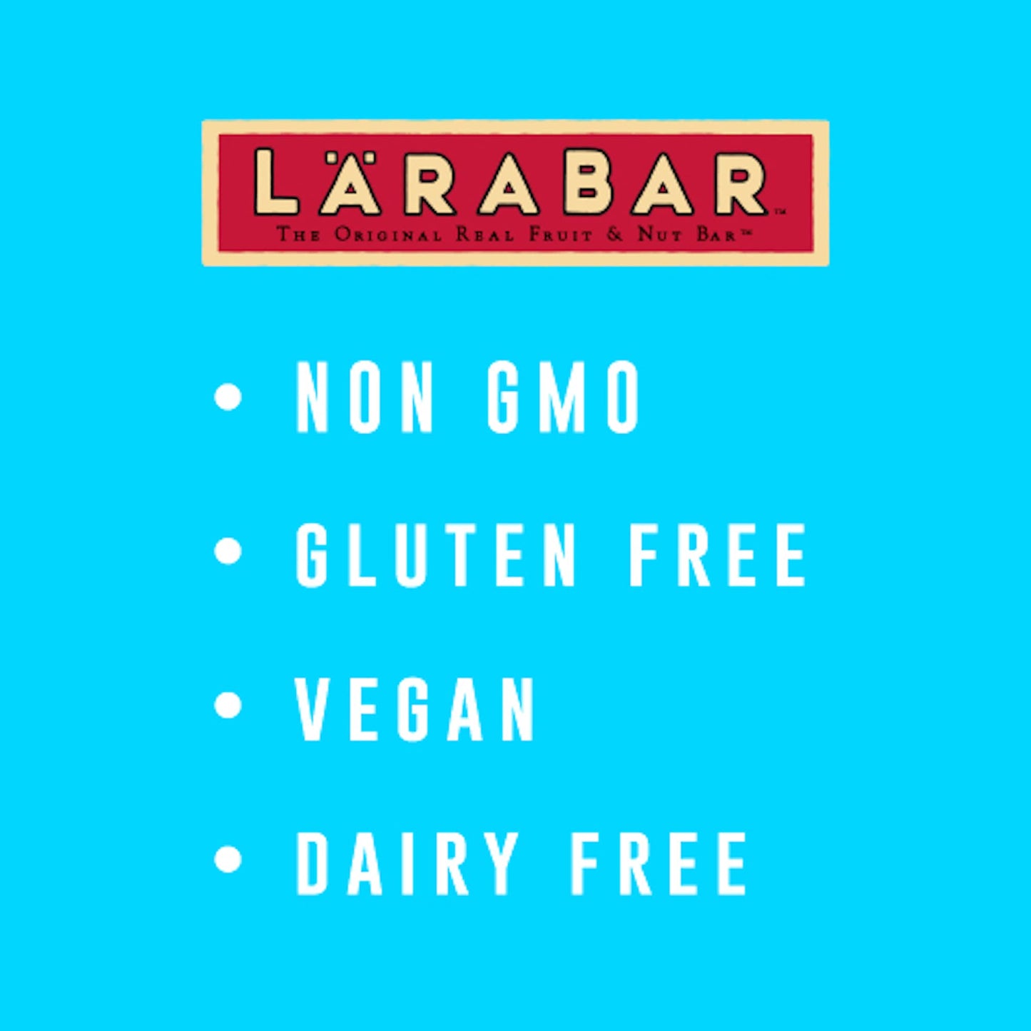 Larabar Lemon Bar Fruit and Nut Bars, Gluten Free and Vegan, 19.2 oz, 12 Ct