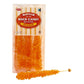 Espeez Extra Large Rock Candy Sticks - 12 Orange Individually Wrapped for Party Favors and Candy Buffets