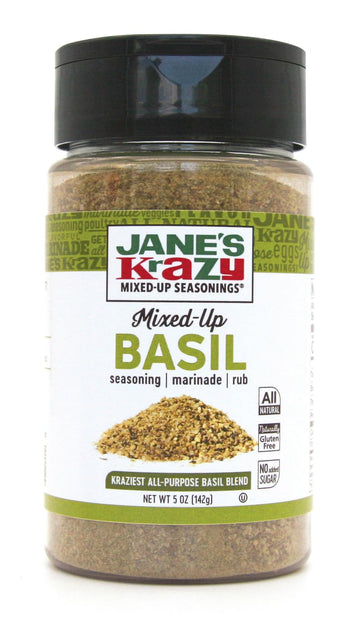 Jane's Krazy Seasonings Mixed-Up Basil Seasoning, 5 Ounce