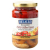 Delallo Roasted Red & Yellow Peppers With Garlic, 12Oz Jar