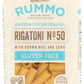 Rummo Gluten Free Rigatoni N.50 Pasta - Made with Corn & Rice, Pack of 4, 12 Ounce