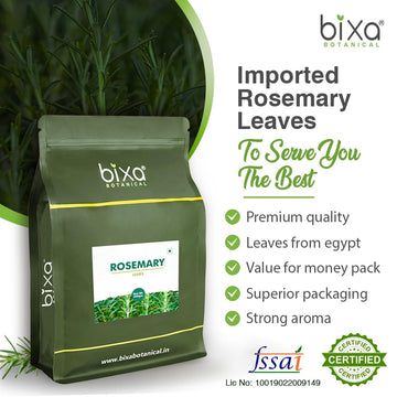 Rosemary Leaves 500Gm ( 99.80/ 100Gm) | Top Grade Leaves From Egypt | For Seasoning, Tea & Hair | | Supports Hair Growth By Bixa