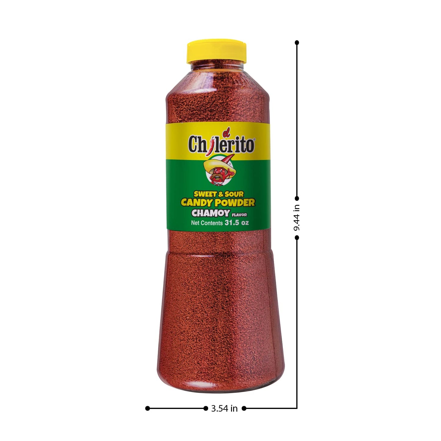 El Chilerito Candy Powder Chamoy Flavor 960g - Kosher, Red, for Sweets, Snacks, Fruits, Drinks, and Cocktails