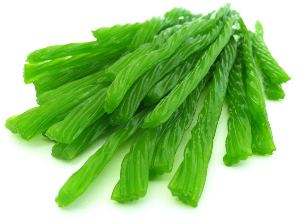 Green Apple Licorice Twists - Fat-Free Old Fashioned Gourmet Green Apple Licorice Candy - Soft & Chewy Texture with Bold Fresh F