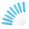 Twist Rainbow Lollipops,Individually Wrapped Bulk Unicorn,For Kid'S Birthday Party,12G Blueberry Flavor 22 Count