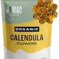 J MAC BOTANICALS Organic Calendula Flower, Whole Dried Flowers, 4 Ounce