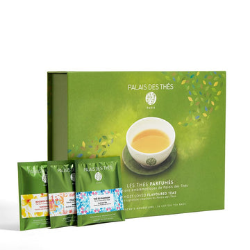 Palais Des Th  S - Most Loved Teas Gift Set Box With Premium Flavored Single Estate Earl Grey, Black, Oolong, Rooibos, Green Tea