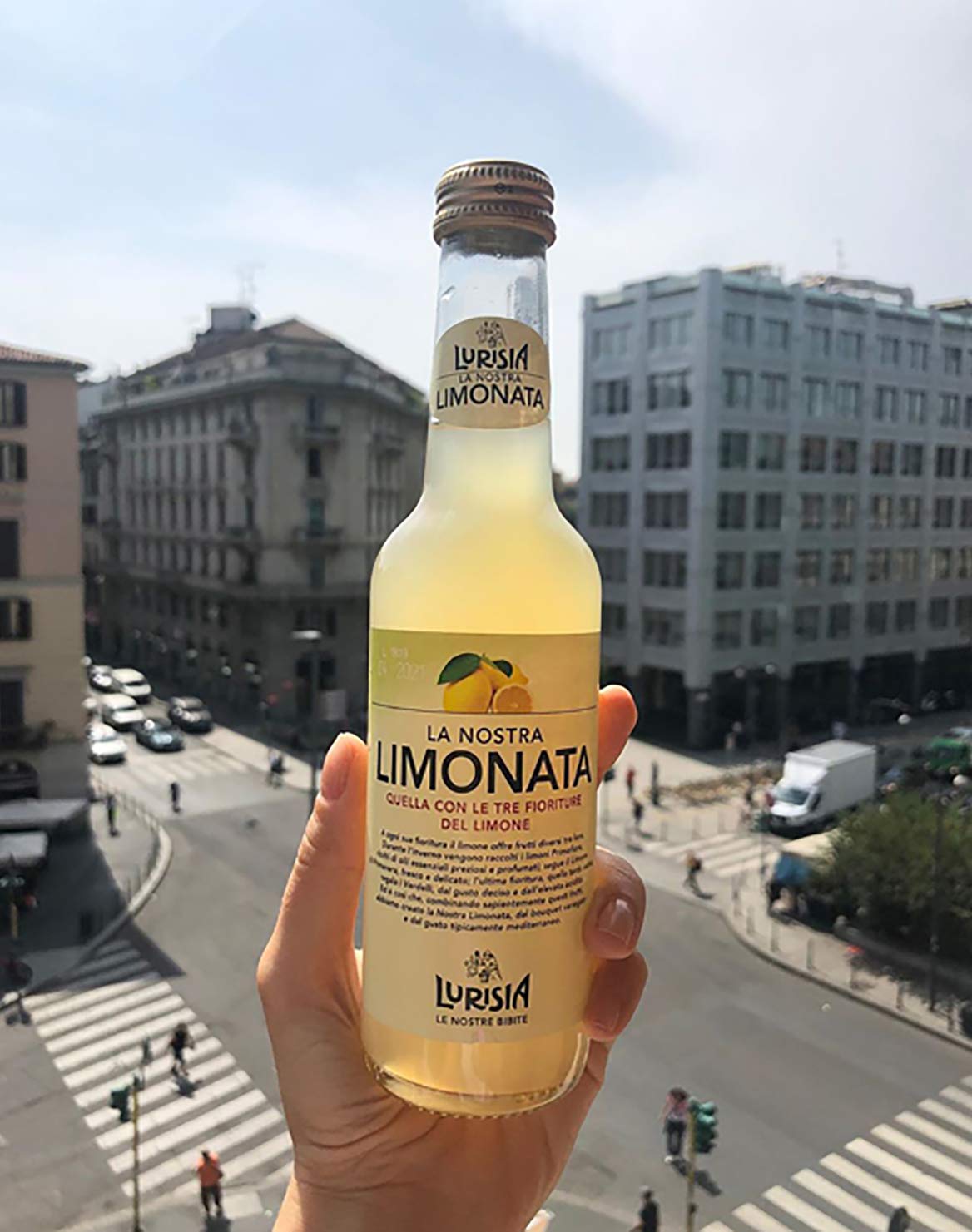 Lurisia La Nostra Limonata, Carbonated Lemon Beverage - 9.3 oz (24 Glass Bottles)