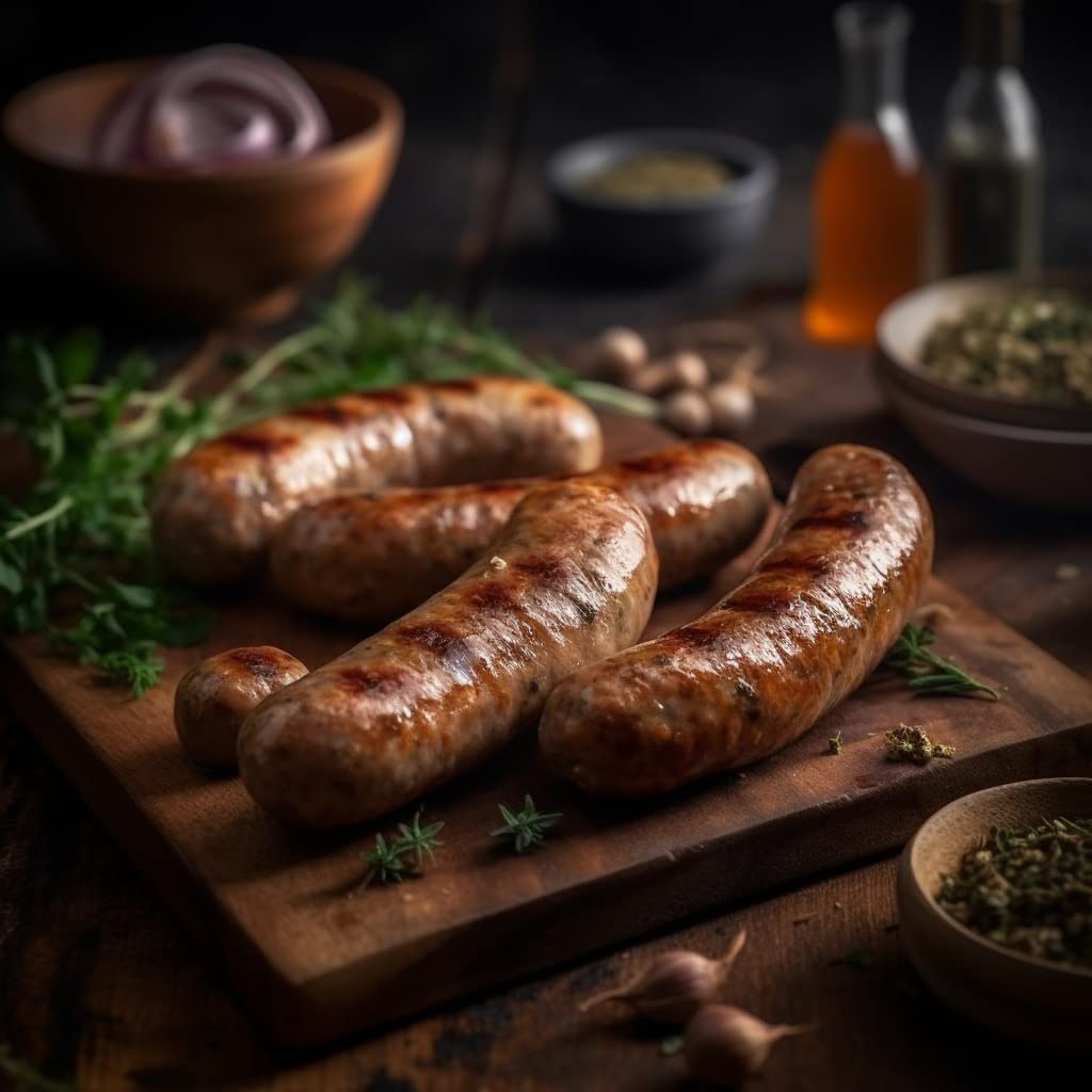 Creole Foods Smoked Boudin - Authentic Louisiana Cajun Sausage, Pack of 3, 12 oz Total