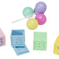 Decopac B-A-B-Y Blocks Decoset Cake Decoration Blue, Pink, Yellow, Approximately 5'' High