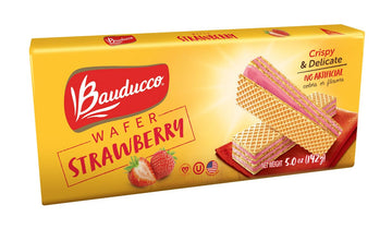 Bauducco Wafer Cookies - Crispy Wafers - 3 Creamy Layers - No Artificial Flavors (Pack of 6) (Strawberry, 30 oz (Pack of 6))