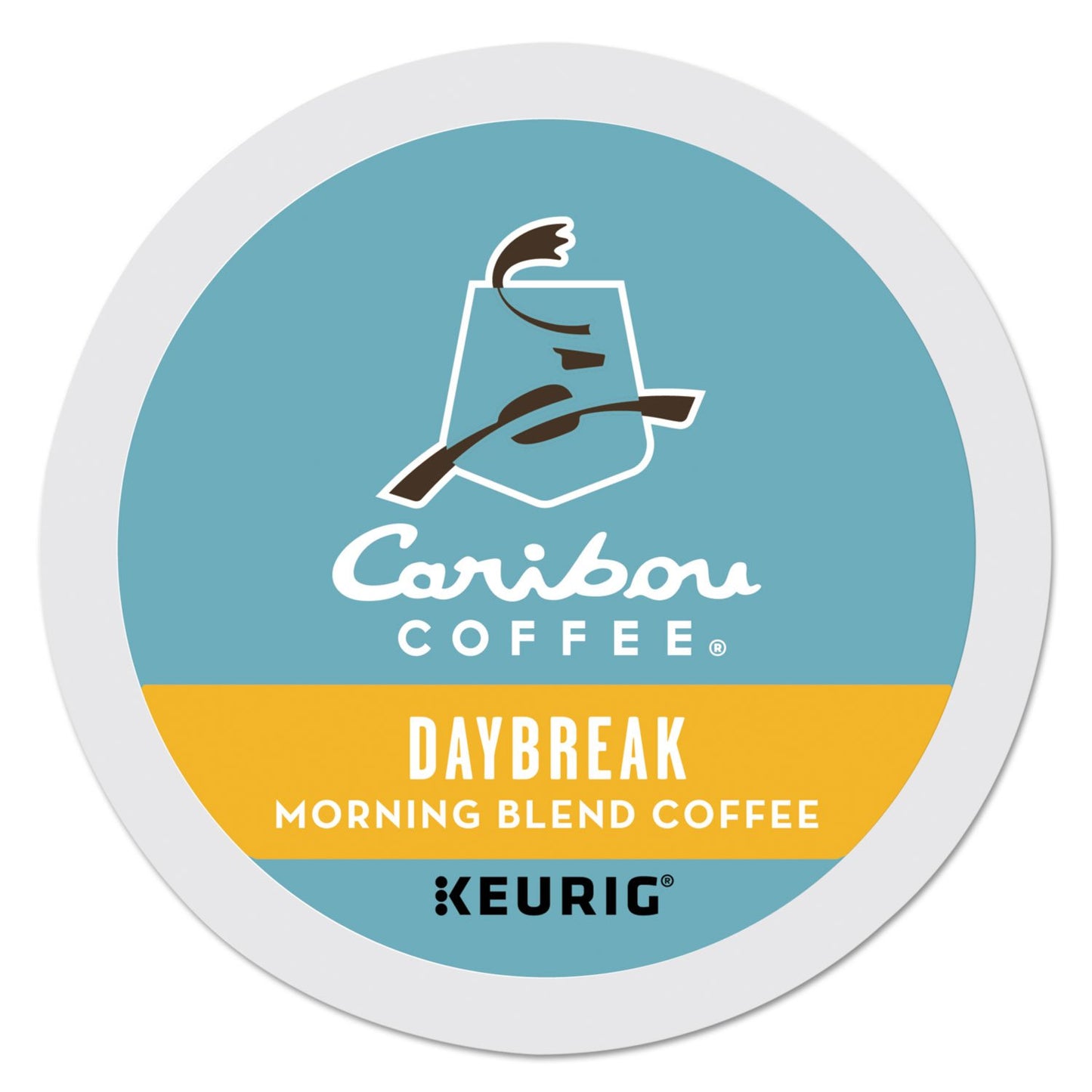 Caribou Coffee Daybreak Morning Blend K-Cups, 24 Count (Pack of 4) for Keurig Brewers