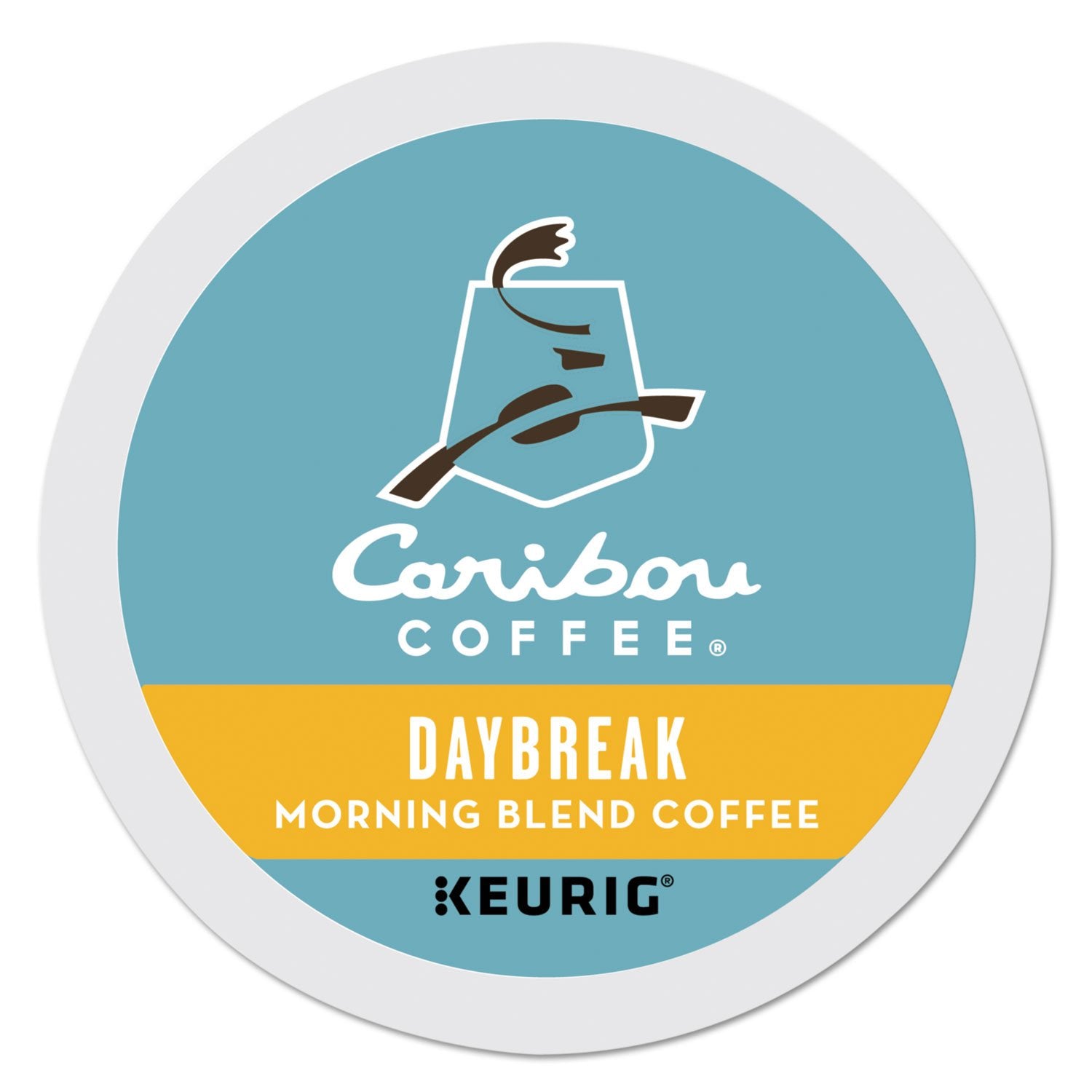 Caribou Coffee Daybreak Morning Blend K-Cups, 24 Count (Pack of 4) for Keurig Brewers