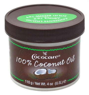Cococare 100% Coconut Oil 4 Ounce Jar (118Ml) (6 Pack)