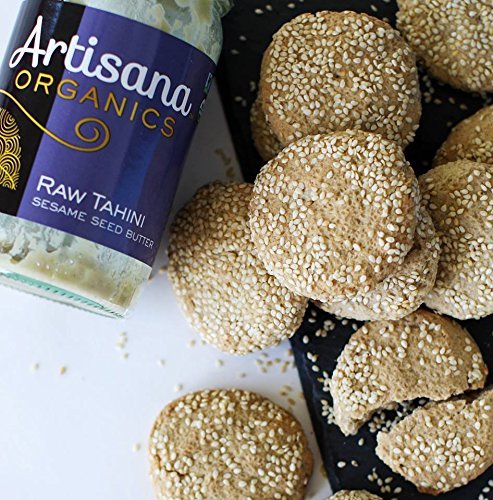 Artisana Organics Raw Tahini Sesame Seed Butter, 8 Lbs - Bulk Tahini Sesame Butter, Just One Ingredient, Unroasted, Vegan, Paleo, And Keto Friendly