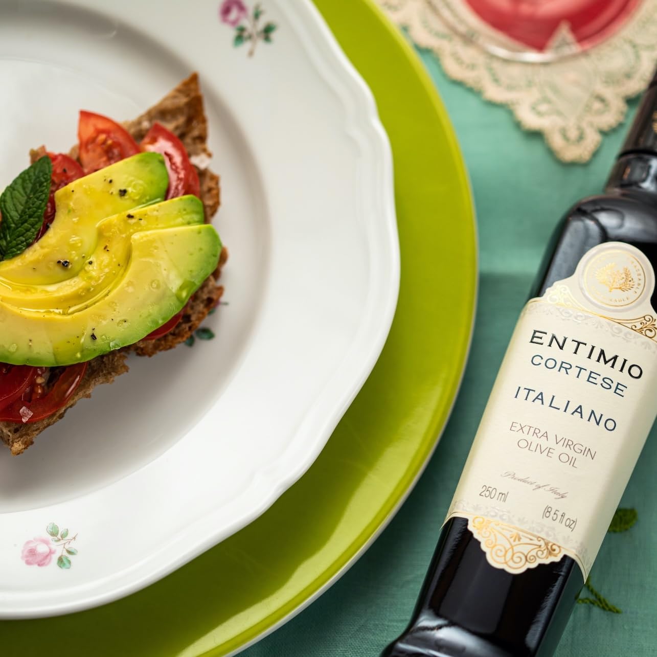 Entimio Cortese - Tuscany Medium Extra Virgin Olive Oil Organic, Italian Olive Oil From Italy, 2024 Gold Award Winner, 400+ Mg/K