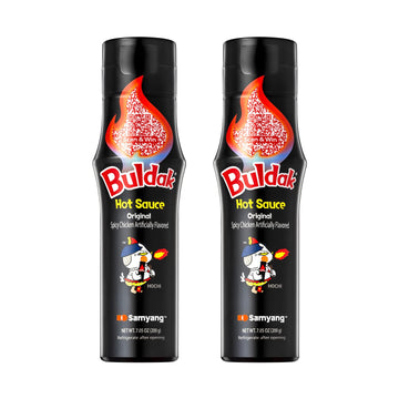 Samyang Buldak Hot Sauce - Original  Korean Spicy Hot Chicken Flavor Sauce [5.57 fl oz (200g) x 2 pack]