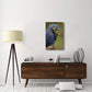 Hyacinth Macaw In Cerrado Habitat Eating Piassava Palm Nuts, Brazil-Canvas Art-24''X36''