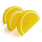 NY Spice Shop Lemon Fruit Slices Candy - 8 Ounce Citrus Flavor Chewy Jelly Fruit Slices Candy - Old Fashioned Sliced Lemon Fruit