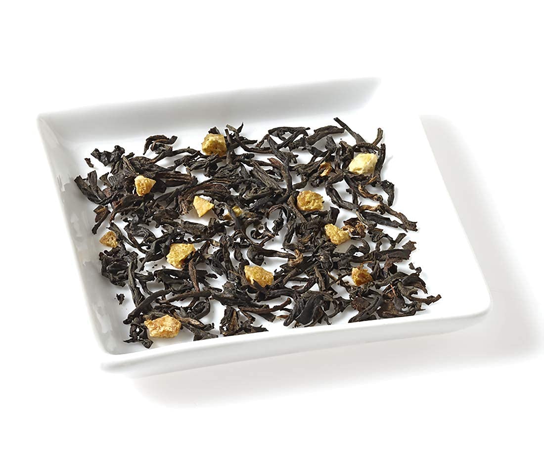 Golden Moon Tea Organic Earl Grey Loose Leaf Black Tea - Real Bergamot - 8 Ounce (Pack of 1) - Non-GMO - 96 Servings