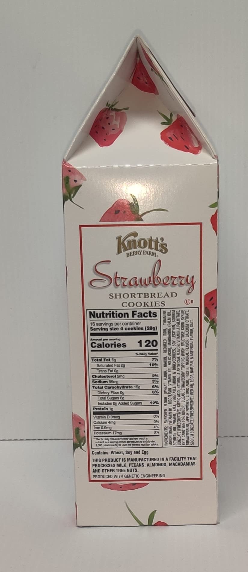 Knott'S Berry Farm Shortbread Cookies (Strawberry, 16 Oz)